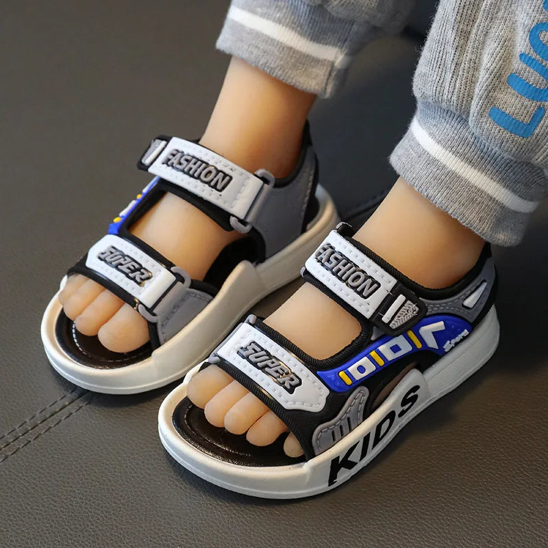 Breathable Sport Sandals Summer Sandals for Boys Casual Beach Shoe Comfortable Soft Sole Kids Shoes