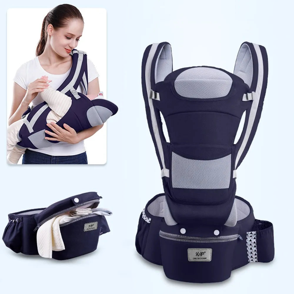 Newborn Ergonomic Baby Carrier Backpack Infant Baby Hipseat Carrier Front Facing Ergonomic Kangaroo Baby Wrap