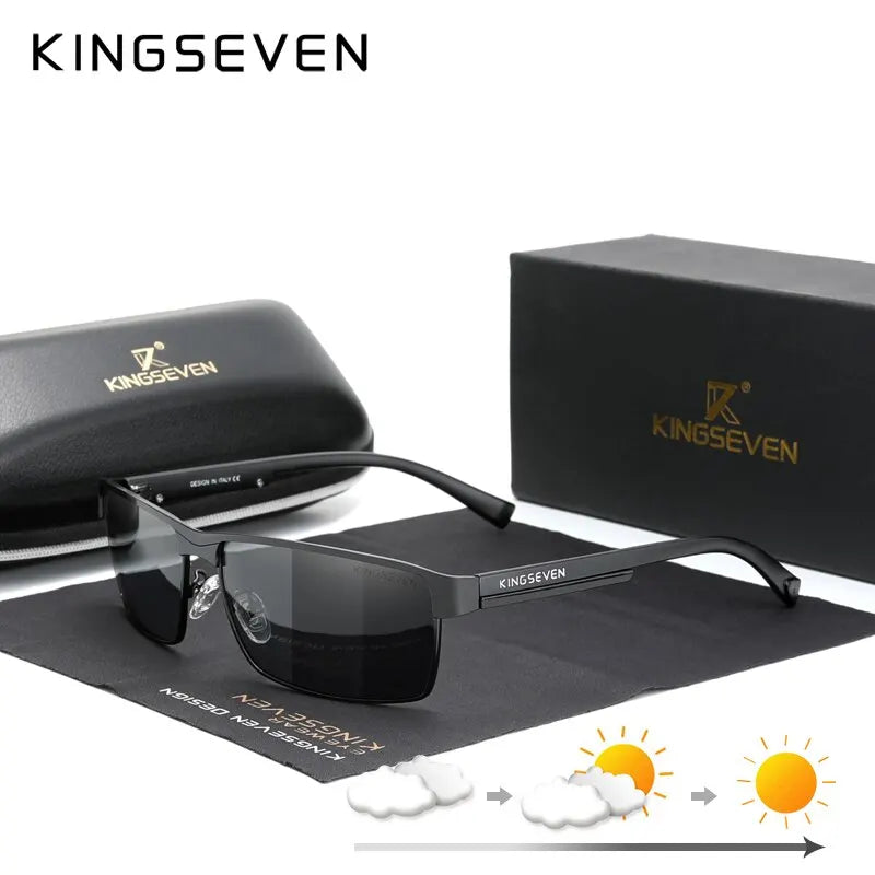 KINGSEVEN Men Polarized Sunglasses, Design  Women SunGlasses, UV400 Anti-glare Driving Square Eyeglasses