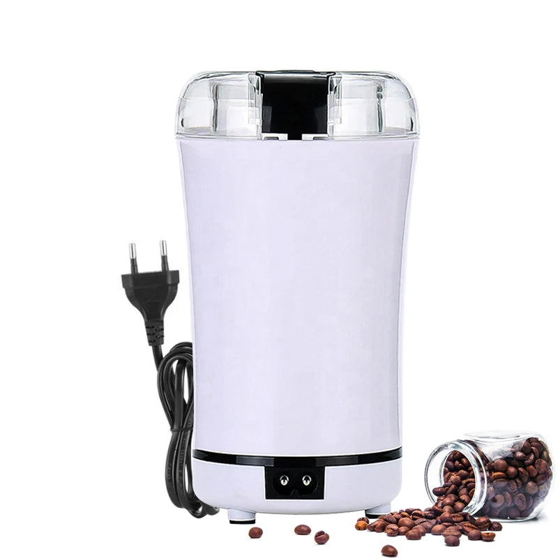 Electric Coffee Grinder Home Travel Portable Stainles Steel Nuts Coffee Bean Grinding Machine Kitchen Profession Ceramic Grinder - Hiron Store