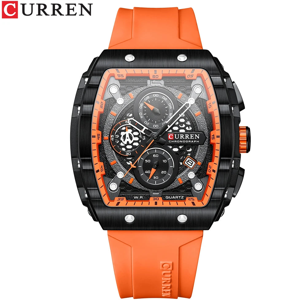 CURREN Sport Chronograph Quartz Watch for Men