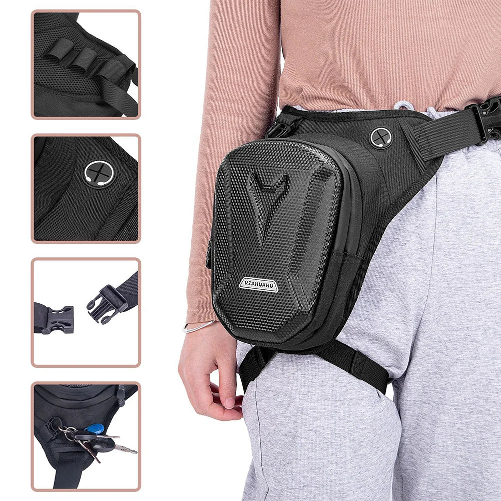 Tactical Travel Bag Waterproof Motorcycle Waist Leg Bags