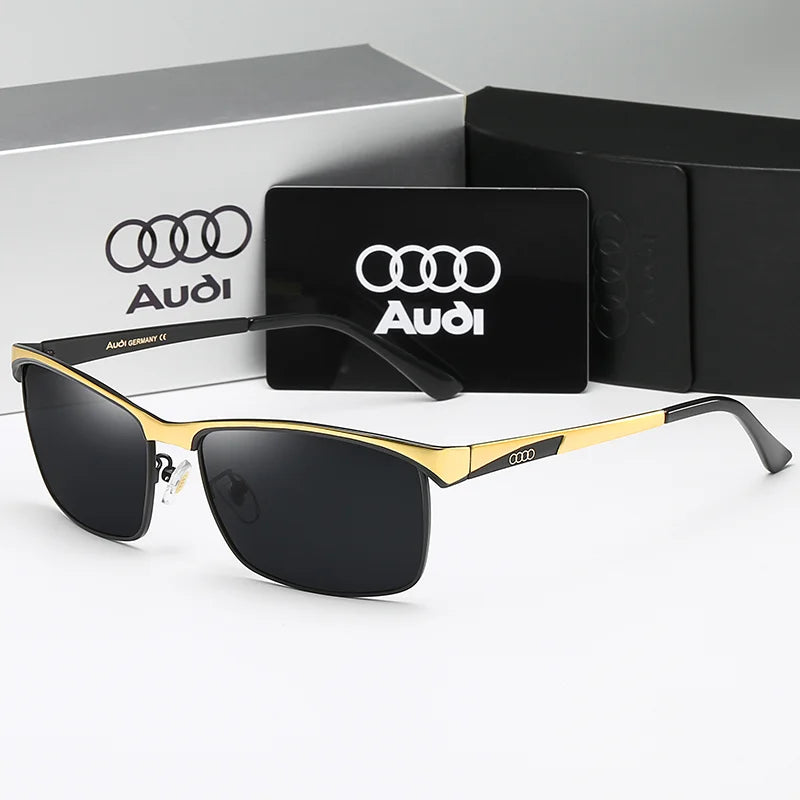 Audi   Sunglasse for Men, Polarized Sun Glasses, Travel Eyewears Classic Pilot  with,f5 UV 400 Protection 5591