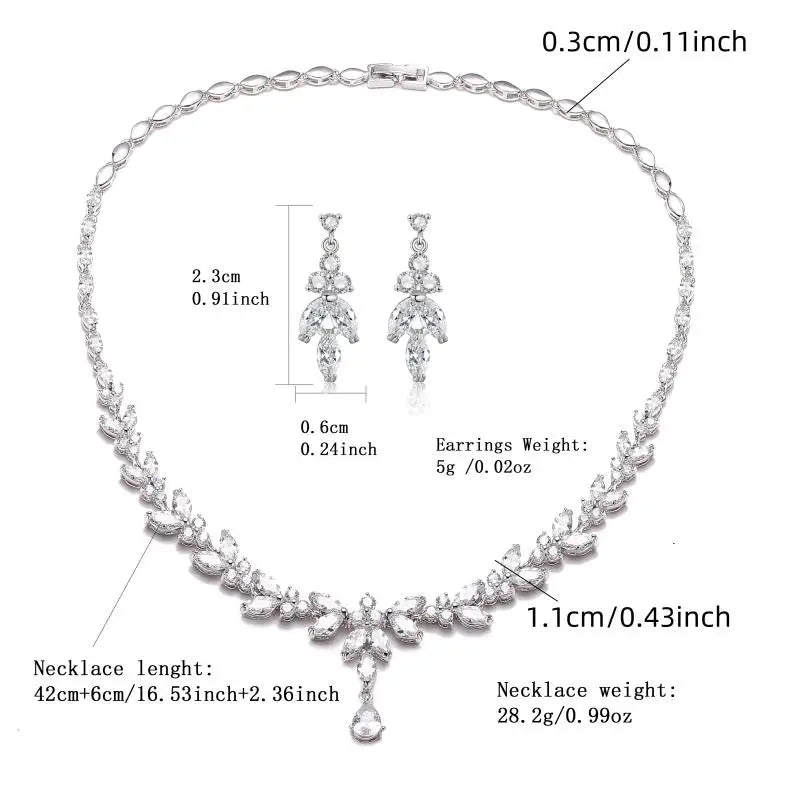 Necklace Earring Set For Women