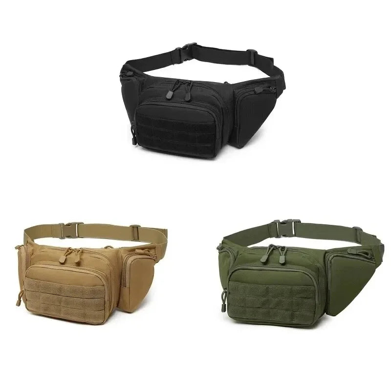 New Tactical Multi-function Waist Pack Nylon Shoulder Hiking Mobile Phone Bag