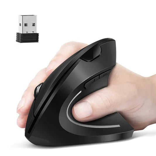 3 Levels DPI for Laptop, PC, Computer, Desktop, Notebook, Specially for Right-handers Wireless Vertical Mouse - Hiron Store