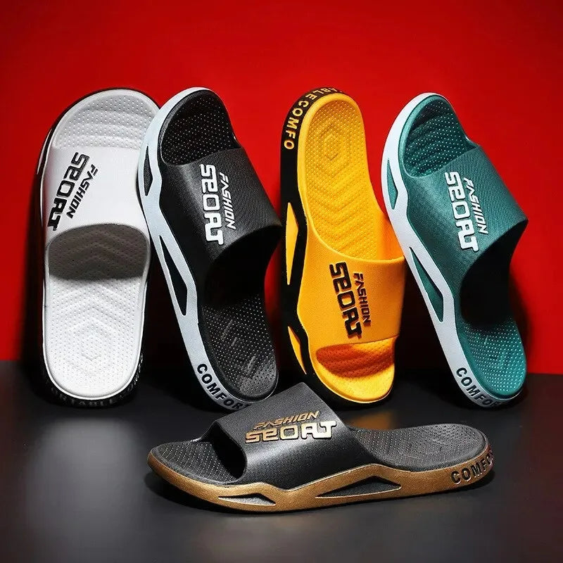 New Slippers Men Summer Sports Outdoor Non-Slip Couples Home Bathroom Sandals And Slippers