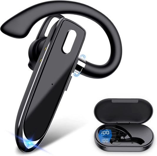 YYK530 Single Ear Business Headphone Bluetooth-compatible Wireless IPX5 Waterproof Noise Reduction Sport Music Headset With Mic - Hiron Store