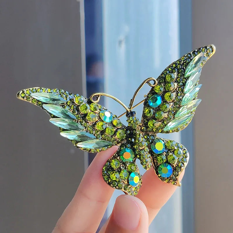 SShiny Butterfly Shape Brooch Corsages Brooches Decoration Gift For Women Girls - Suitable for Any Occasion - Hiron Store