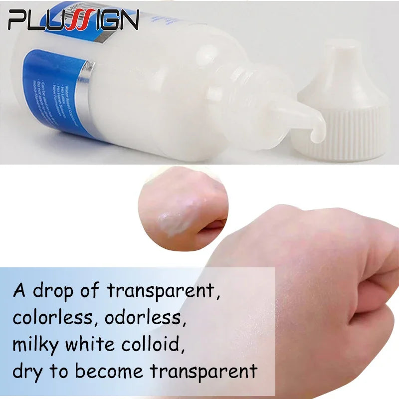 Plussign wig Glue with Remover set, Super hold hair Adhesive kit For Lace Wigs, Toupee &Closure
