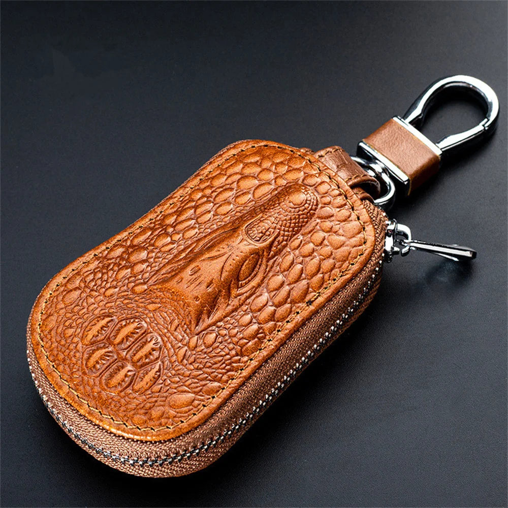 Key Case Fashion Mini Men'S Key Wallet Pocket Key Holder Organizer Pouch Keys Organizer Capacity Zipper Bag