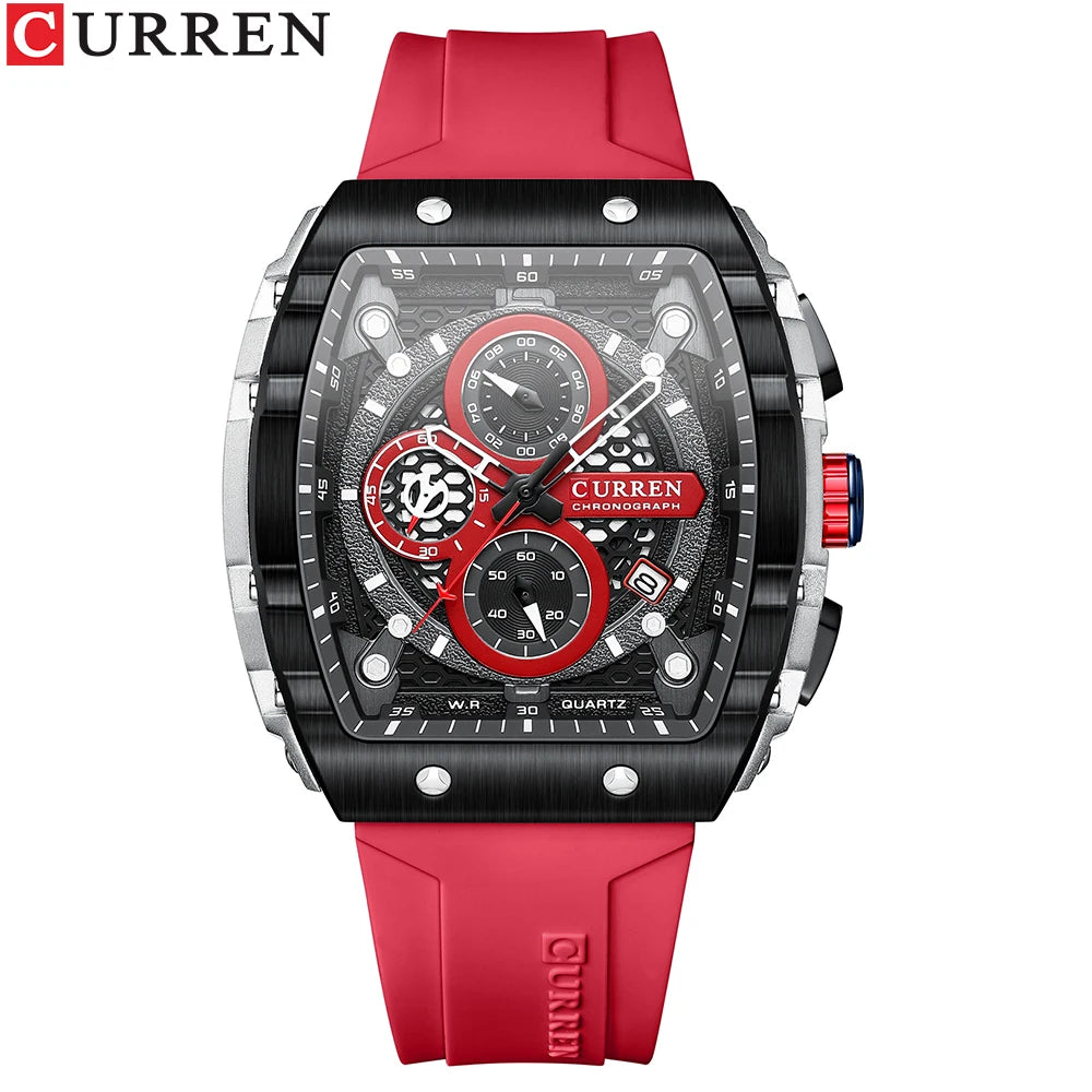 CURREN Sport Chronograph Quartz Watch for Men