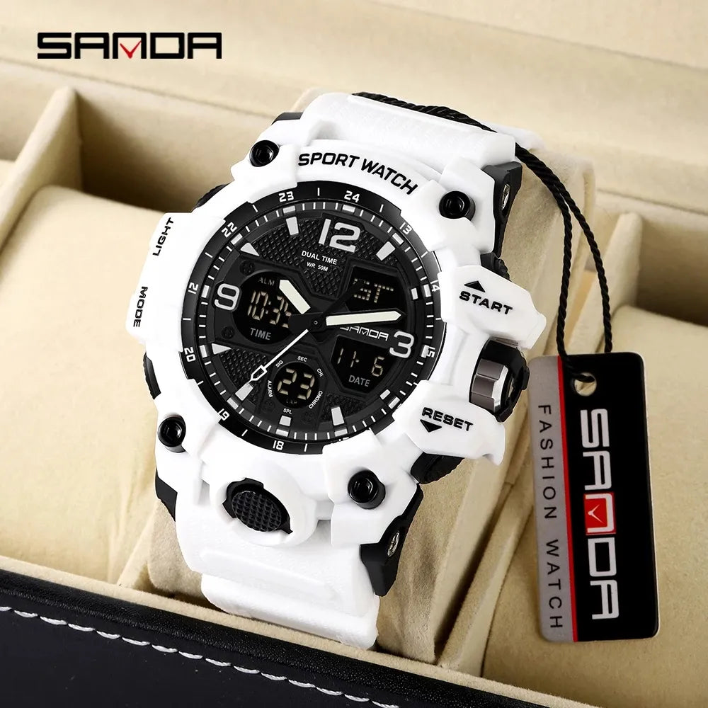 Watches Military Quartz Watch Man Waterproof Wristwatch for Men - Hiron Store