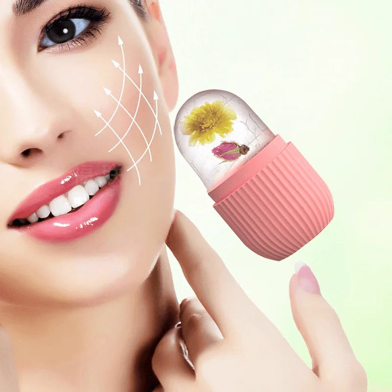 Beauty Massage Apply Face Ice Tray Puffiness Apply Face Ice Tray Sunburn Scald Post-operation Ice Compress Artifact - Hiron Store