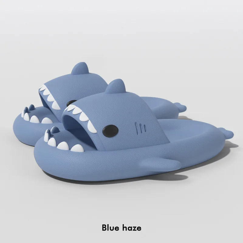 New Style Shark Slippers Women Summer Cute EVA Men Non-slip Indoor Outdoor Girls Boys Beach Shoes Sandals