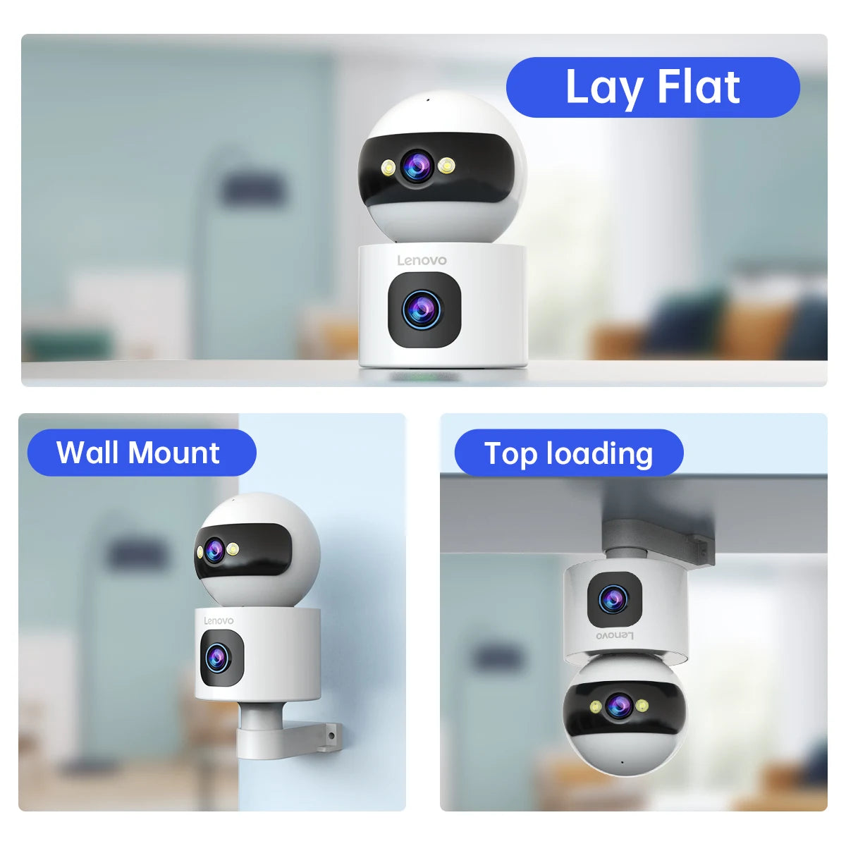 4K IP Camera 5G WiFi Dual Lens Smart Home Auto Tracking CCTV Camera Wireless Surveillance Camera Security Baby Monitor