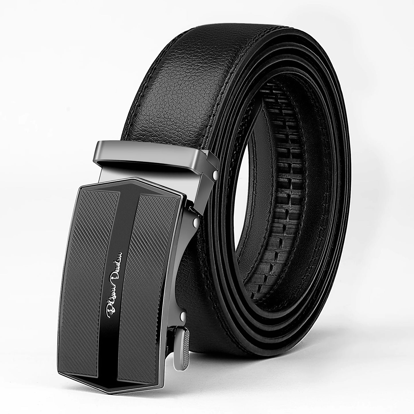 Genuine Leather Automatic Buckle Male Belts