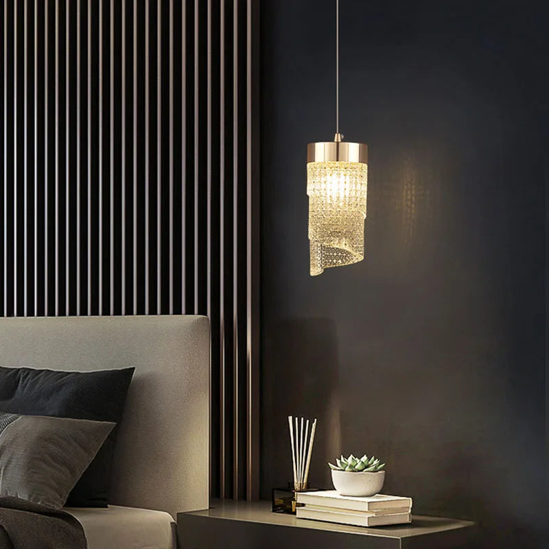 Modern LED Pendant Lamp Bedside Hanging Chandelier for Living Dining Room Kitchen Home Decor