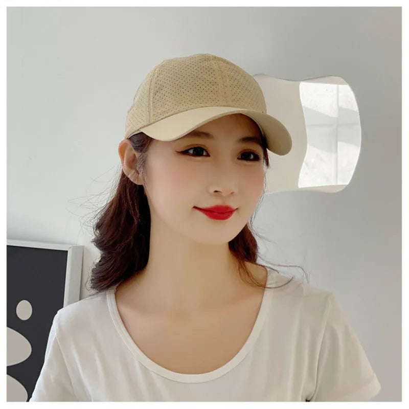 Men Women Baseball Cap Male Female Adjustable Breathable Sun Visor Fishing Hat