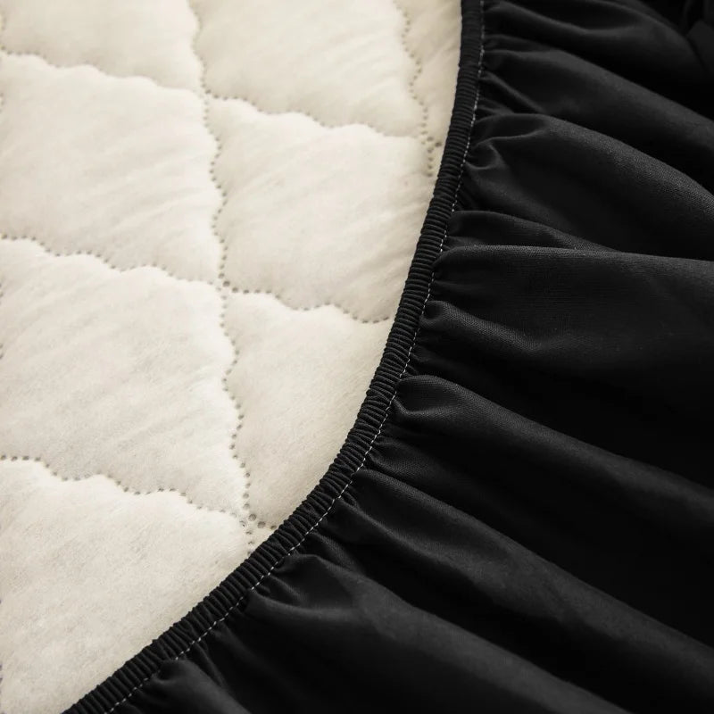 Quilted Thick Waterproof Mattress Cover Mattress Protector Queen King Fitted Sheet Bed Pad Cover Bed Topper