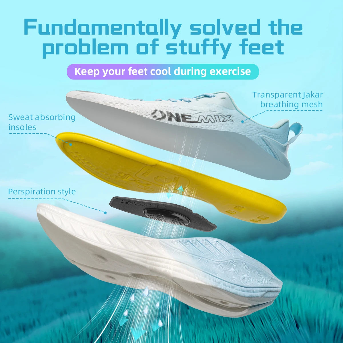 ONEMIX 2027 Autum Sneakers Breathable Jogging Shoes for Men & Women Lightweight Outdoor Gym Sport Shoes
