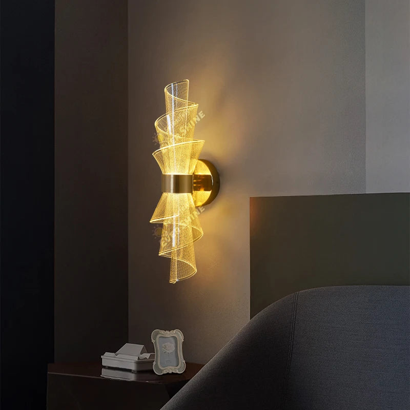 LED Wall Light Sconce Interior Lighting Lamps For Home Decoration Bedside Wall Lamp