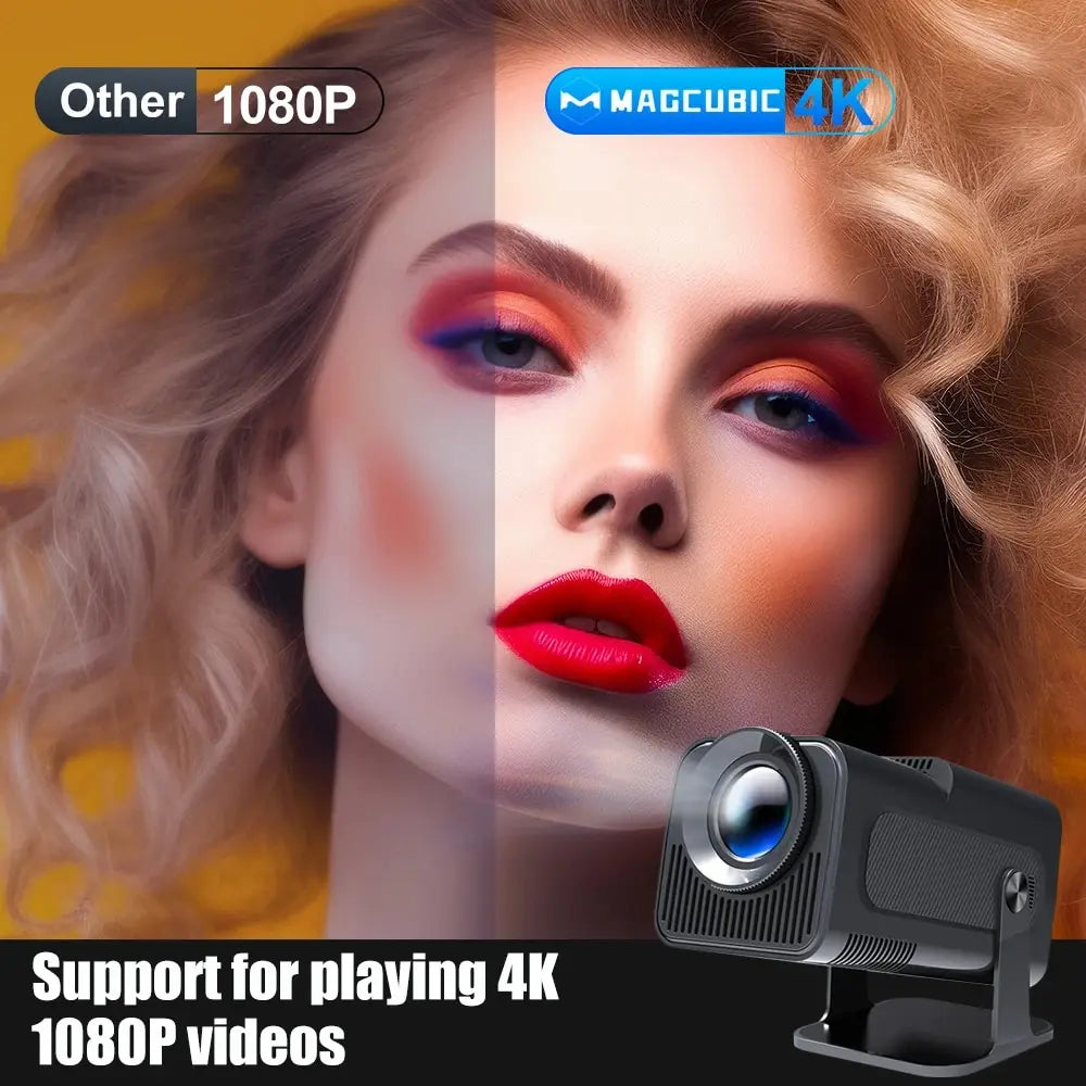 Magcubic Android 11 390ANSI HY320 Projector 4K Native 1080P Dual Wifi6 BT5.0 Cinema Outdoor Portable Projetor Upgrated HY300 - Hiron Store