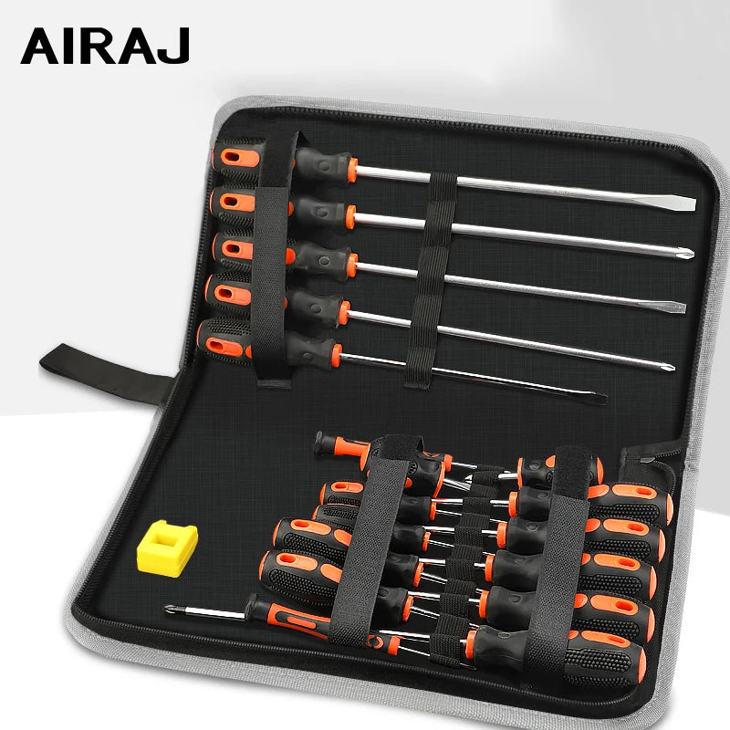 Screwdriver Set Multifunctional Appliance Parts Repair Tool With Magnetizer and Storage