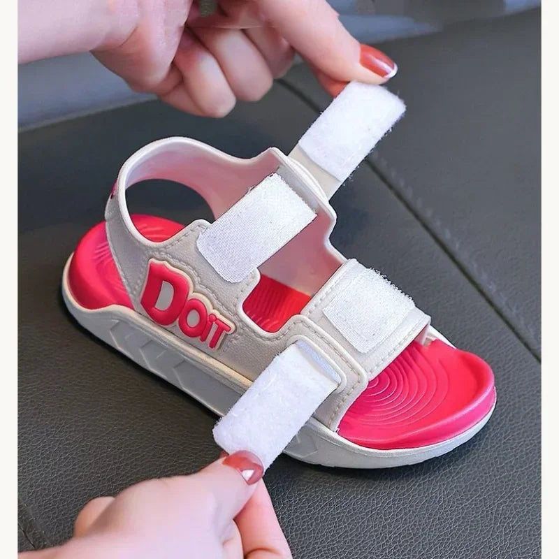 Summer Kids Sandals Baby Boys Shoes Girls Breathable Soft Sole Non-slip Rubber Boys Girls Sandals