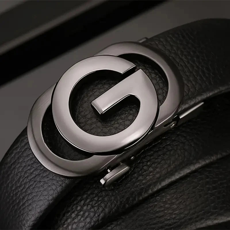 Belt Genuine Luxury Automatic Buckle Belt PU Leather Soft Belts