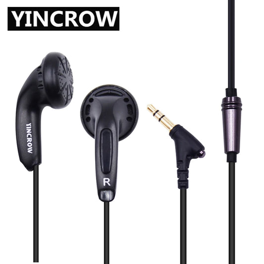 New Original YINCROW X6 In Ear Earphone Earbud Flat Head Plug Earplugs