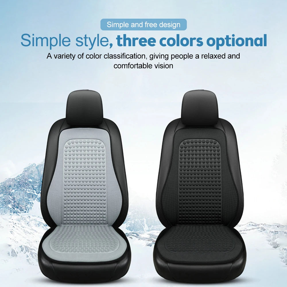 Car Cushion Summer Cool Cushion Ice Silk Seat Cover Car Cushion Seasonal Universal Cool Cushion