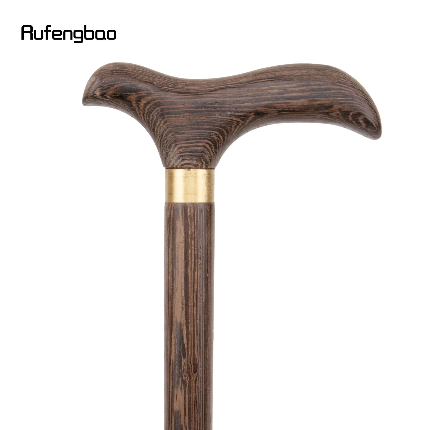 Brown Wooden Traditional Fashion Walking Stick