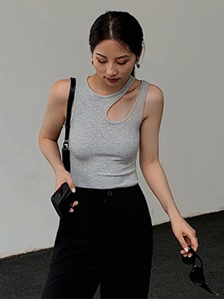 t shirt women round neck sleeveless women clothing summer fashion