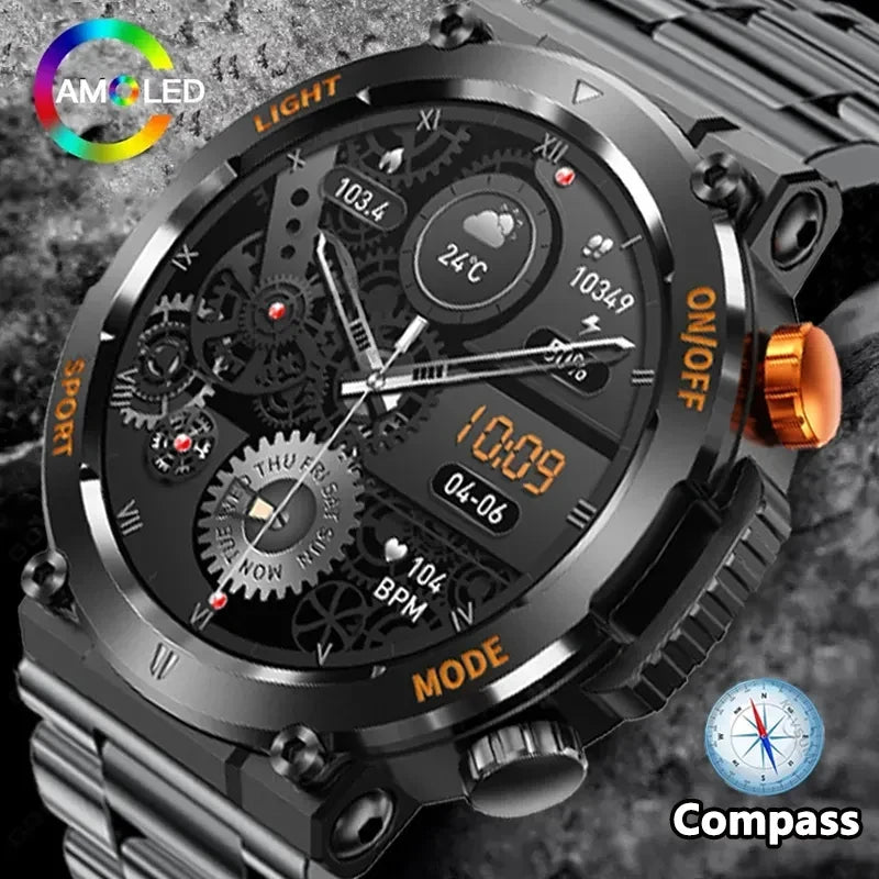 Smart Watch Sports Fitness Watches Waterproof Smartwatch Men Bluetooth Call Health Monitor