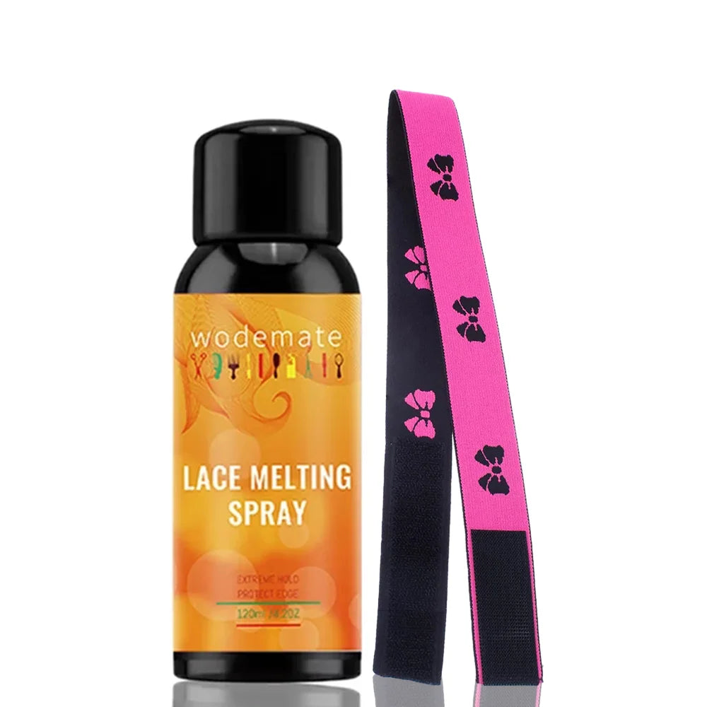 Melting Spray for Lace Wig Melting Spray Long Lasting Invisible Quick Drying Hold 120ml Hair Styling product