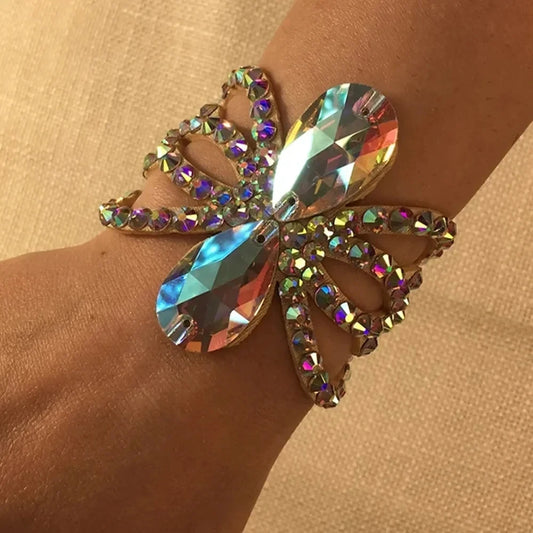Butterfly Bracelets Waterdrop Bangles Jewellery Indian Hollow Gift luxury Charm