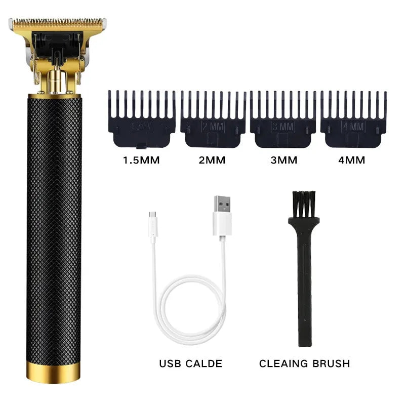 Electric Hair Clipper Professional USB Cordless Clipper Professional Beard Trimmer Haircut Grooming Kit Hair Cutting Machine - Hiron Store