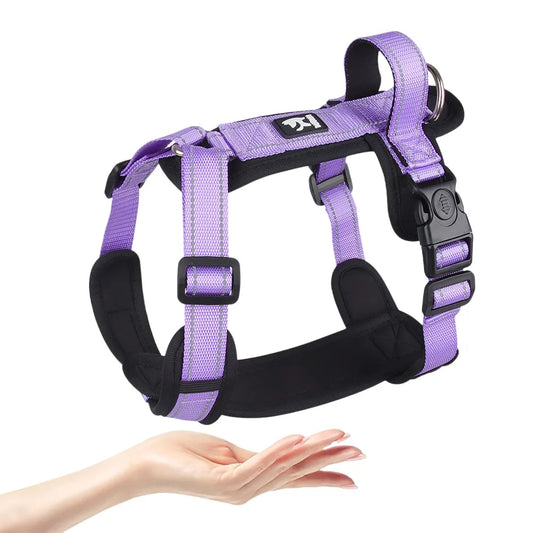Anti-Escape Dog Harness with Handle Reflective Nylon Dog Harness Vest for Small Medium Dogs