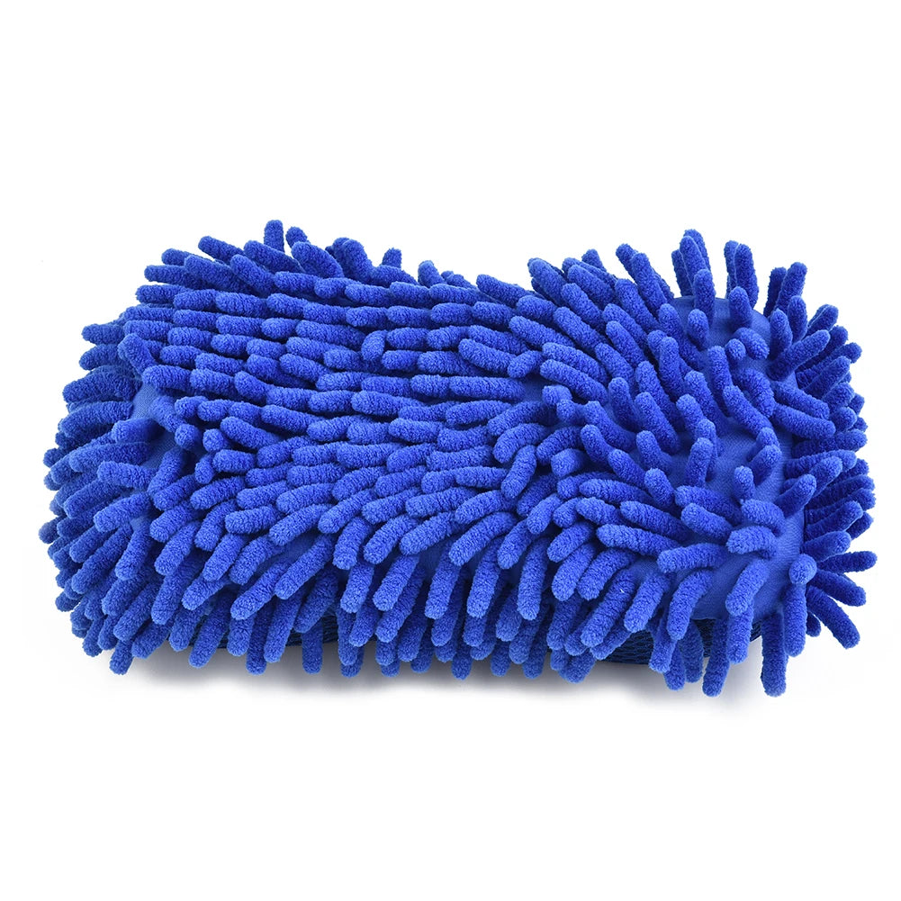 Car Wash Glove  Car Wash Sponge Care Washing Detailing Brush Pad Multifunction Cleaning Tool - Hiron Store