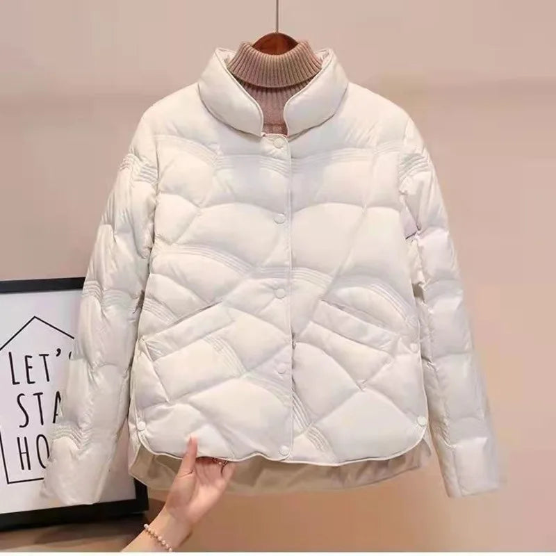 Women Jacket Winter Parkas Female Light Thin Down Cotton Coat Outerwear Ladies Top