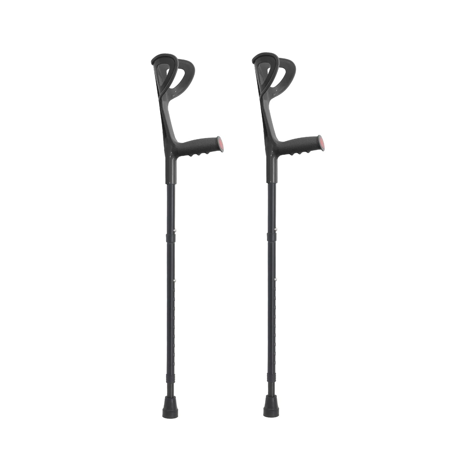 Forearm Canes Lightweight Arm Crutch Adjustable Ergonomic Comfortable on Wrist Non Skid Rubber Tips