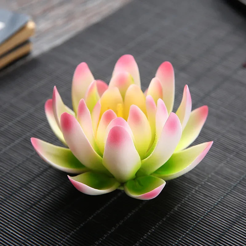 Ceramic Handicraft Stick Incense Burners Simulation Lotus Incense Holder Ornaments