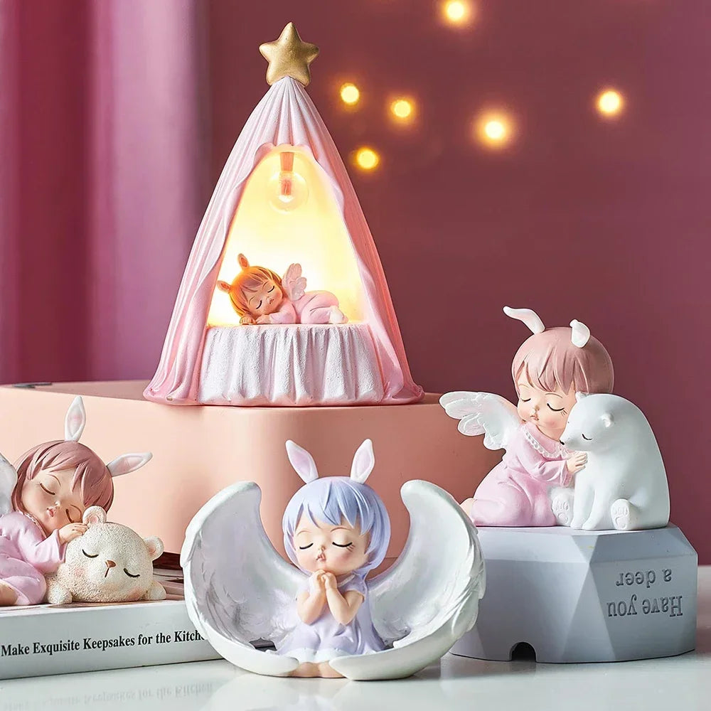 Room Decor Figurines Interior Kids Room Accessories Girl Fairy Garden Decorative Figure Decoration