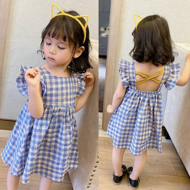 Summer Baby Girls Cute Princess Dress Outdoor Beach Casual Clothes