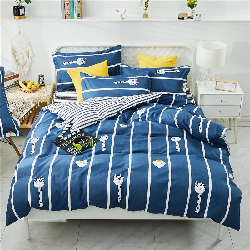 Simple plaid Duvet Cover 220x240 nordic Quilt Cover 1PCS Comforter Covers for double queen king size bed 135 150x200