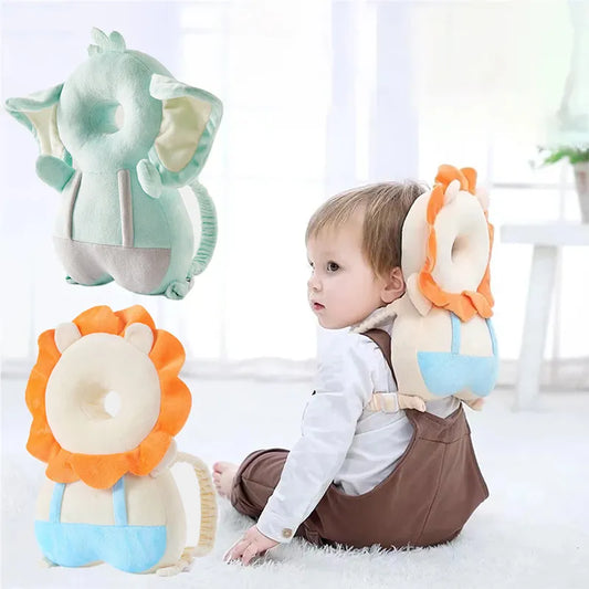 Baby Head Protection Backpack Pillow Toddler Head Safety Pad Cushion Anti-fall Head Protection Pillow Highly Elastic Breathable - Hiron Store