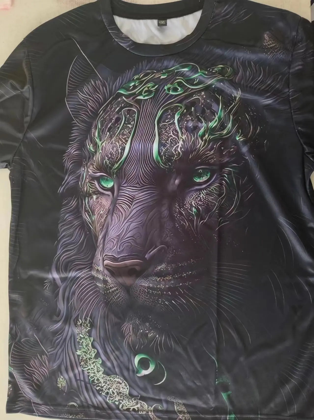 Daily Oversized Men's T-Shirt 3D Lion Print Tees Tops Summer Casual Animal Pattern Streetwear New Fashion Street Men Clothing - Hiron Store