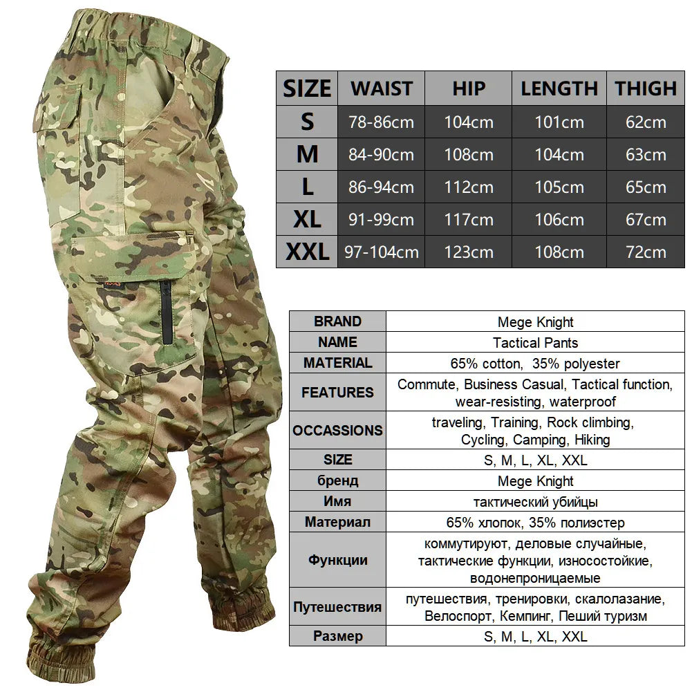 Outdoor Cargo Pants Working Clothing Trousers Men's clothes