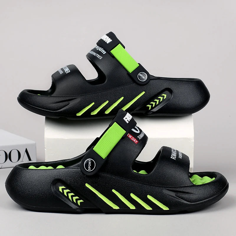 Men's Shoes 2025 Soft Men's Slippers Walk House Slippers Man Summer Beach Water Shoes Sandals